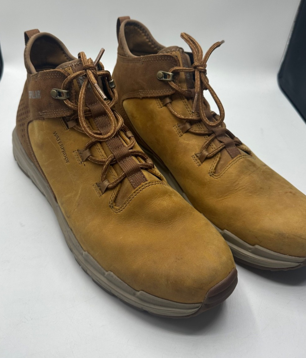 CAT Caterpillar P724692 STRATIFY WP MID SOFT TOE CASUAL WORK BROWN BOOT Men 13